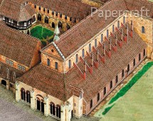 Papírový model - Klášter Maulbronn (636)