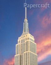 Papírový model - Mrakodrap Empire State Building (644)