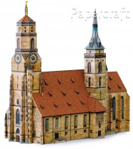 Papírový model - Univerzitní kostel v Stuttgartu (664)