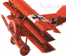 Papírový model - Fokker DR I (666)