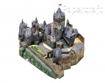 Papírový model - Říšský hrad Cochem (800)