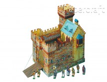 Papírový model - Středověký hrad (676)