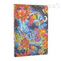 Diář Paperblanks 2026 Celestial Magic Flexis midi horizontální FE0837-9