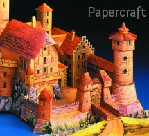 Papírový model - Romantický rytířský hrad (603)