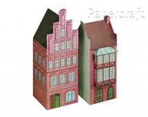 Papírový model - Dva domy z Lüneburgu (71517)