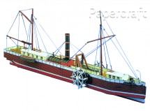 Papírový model - Parník z Clermontu(71749)