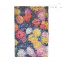 Diář Paperblanks 2026 Monet’s Chrysanthemums mini horizontální DE0732-7