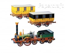 Papírový model - Lokomotiva Ludwigsbahn Adler (72215)