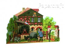 Papírový model - Romantický starý mlýn (72217)
