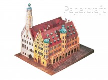 Papírový model - Radnice v Rothenburgu (72432)