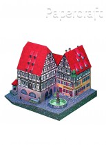 Papírový model - Mariánská lékárna Rothenburg (72474