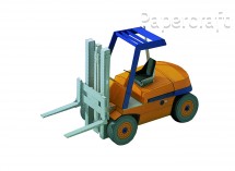 Papírový model - Vysokozdvižný vozík (72478)