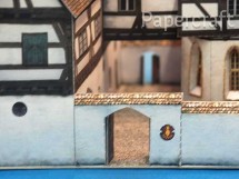 Papírový model / vystřihovánka - Středověký špitál Blaubeuren (732)