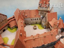 Papírový model / vystřihovánka - Hrad Kreuzenstein (736)