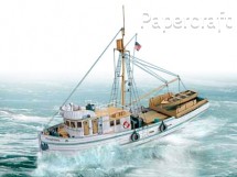 Papírový model / vystřihovánka - Rybářská loď 