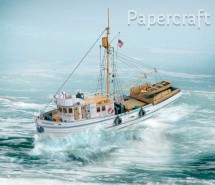 Papírový model / vystřihovánka - Rybářská loď 
