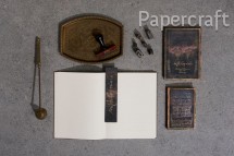 Diář Paperblanks 2026 Michelangelo, Handwriting midi horizontální DE0759-4