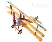 Papírový model / vystřihovánka - Letadlo Sopwith Triplane (755)