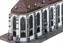 Papírový model - Zámecký kostel Wittenberg (758)