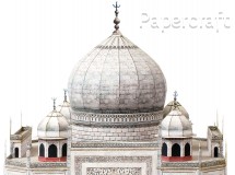 Papírový model - Tádž Mahal (760)