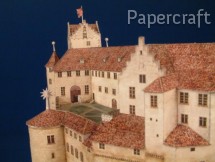 Papírový model - Hrad Meersburg (763)