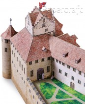 Papírový model - Hrad Meersburg (763)