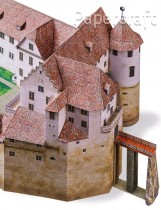 Papírový model - Hrad Meersburg (763)