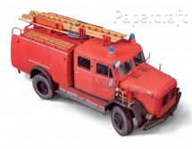 Papírový model - Požární vozidlo Magirus-Deutz TLF 16 (765)