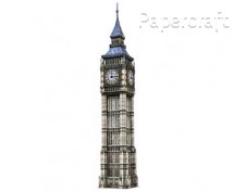 Papírový model - Londýnský Big Ben (767)