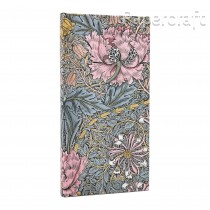 Diář Paperblanks 2026 Morris Pink Honeysuckle slim horizontální DE0749-5