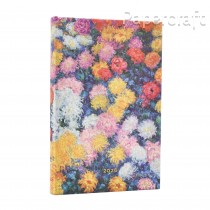 Diář Paperblanks 2026 Monet’s Chrysanthemums mini verso DE0742-6