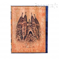 Diář Paperblanks 18měsíční 2025-2026 Gaudi, The Manuscript of Reus ultra vertikální DE0718-1
