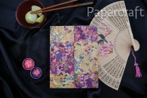 Zápisník Paperblanks Kara-ori Pink Flexis midi nelinkovaný FB9818-8