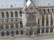 Papírový model - Katedrála Notre-Dame Paris (787)