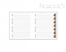 Vnitřní formát adresářů Paperblanks - velikost střední