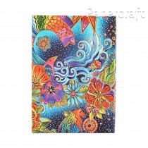 Diář Paperblanks 18měsíční 2025-2026 Celestial Magic midi horizontální DE0708-2