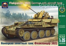 Něměcký protiletadlový tank Flakpanzer 38(t)