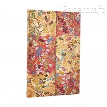 Diář Paperblanks 2026 Kara-ori Pink maxi horizontální DE0786-0