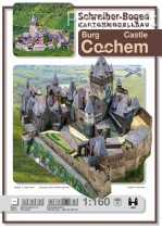 Papírový model - Říšský hrad Cochem (800)