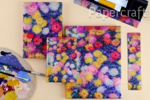 Diář Paperblanks 2026 Monet’s Chrysanthemums Flexis ultra denní FE0853-9