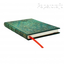 Zápisník Paperblanks Emerald Flower midi linkovaný PB1315-1