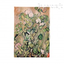Diář Paperblanks 18měsíční 2025-2026 Cezanne’s Terracotta Pots and Flowers midi horizontální DE0709-