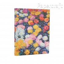 Diář Paperblanks 2026 Monet’s Chrysanthemums Flexis ultra denní FE0853-9