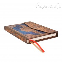 Diář Paperblanks 2026 Safavid Indigo midi horizontální DE0762-4