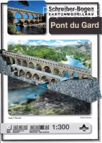 Papírový model - římský akvadukt Pont du Gard (793)