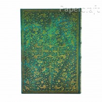 Zápisník Paperblanks Emerald Flower midi linkovaný PB1315-1