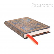 Diář Paperblanks 2026 Blue Luxe mini horizontální DE0728-0