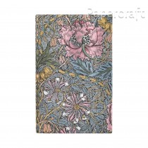 Diář Paperblanks 2026 Morris Pink Honeysuckle Flexis maxi horizontální FE0849-2