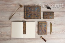 Diář Paperblanks 2026 Blue Luxe midi denní DE0751-8