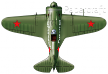 Ruský letoun Polikarpov I-16, typ 24, Boris Safonov